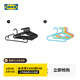 宜家（IKEA）SPRUTTIG埃斯汀衣架晾衣架掛衣架收納衣?lián)我路焓覂燃矣?黑色衣架10只裝+多色兒童衣架8件