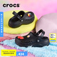 crocs卡駱馳貝雅云彩女士洞洞鞋|208186 黑色-001 37/38(240mm)