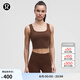 lululemon丨Wunder Train 女士低圓領運動背心 *羅紋 LW1EOOS 熔巖棕 S /6