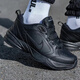 耐克（NIKE）跑步鞋男鞋25秋冬季新款運動(dòng)AIR MONARCH 4時(shí)尚老爹鞋復古休閑鞋 415445-001/黑武士/全掌氣墊 43 碼（內長(cháng)275mm）