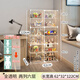 蔻絲手辦展示柜樂高積木透明收納盒家用潮玩具模型陳列架子 【門板高清】2列6層-層高20-40CM