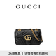 GUCCI古馳GG Marmont系列小號(hào)肩背包 黑色 均碼