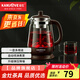 金灶（KAMJOVE） 圍爐煮茶玻璃黑茶壺全自動(dòng)煮茶器噴淋式煮茶壺電熱水壺養(yǎng)生壺迷你家用蒸茶器燒水壺 棕色