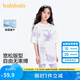 巴拉巴拉兒童短袖女童t恤2025夏裝大童速干印花上衣甜美時尚208225117024