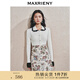 MAXRIENY套頭針織衫女千金小香風上衣修身顯瘦高級氣質(zhì) 米白 L