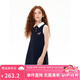 ELLE KIDS【背心polo連衣裙】法式學(xué)院風(fēng)春夏季女童無袖連衣裙中長裙