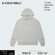 A-COLD-WALL* ACW冷墻 男女同款ESSENTIAL純棉連帽衛(wèi)衣男ACWMW081EX 灰色 M