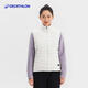 迪卡儂MT100 女式山地徒步羽絨保暖背心白色2XL-5253981