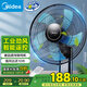 美的（Midea）【五葉颶風(fēng)】工業(yè)遙控壁扇/掛壁式商居兩用風(fēng)扇/120°廣角搖頭定時電風(fēng)扇/工廠通風(fēng)吊扇 FW40-11AR
