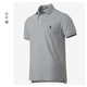POLO SPORT RALPH LAUREN拉夫勞倫RALPH LAUREN男士POLO衫短袖純棉小馬標(biāo)寬松翻領(lǐng)夏季上衣 灰色 常規(guī) S 體重125-145斤