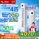長(cháng)虹（CHANGHONG）空調4匹熊貓懶新能效省電家電國家補貼220V家用電變頻立式空調柜機KFR-100LW/ZDTTW3+R2以舊換新