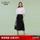 歌莉婭職場一整套ootd穿搭女夏2025超火裙子套裝兩件套1E2LAB910 03W本白 M