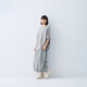 無(wú)印良品（MUJI）IDEE 女式 平紋 燈籠裙 長(zhǎng)半身裙女裙子女裝25年夏季款GA53CC5S 煙熏綠色 均碼