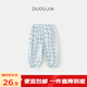 嘟嘟家女童休閑褲夏季男童運動(dòng)褲兒童長(cháng)褲寶寶褲子夏裝薄 藍色小狗 90