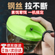 拉蝦器手拉打蝦拉餌器釣魚(yú)專(zhuān)用打粉碎機手拉款蚯蚓拉器不銹鋼絲 【尼龍線(xiàn)款】省力全搞定