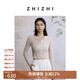 致知ZHIZHI 少年游 短開衫女2025夏季新款超薄針織衫隨性自由風(fēng) 霜杏米 S