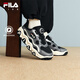 FILA斐樂(lè )兒童童鞋2025年冬季新款男女中大童運動(dòng)鞋子籃球鞋jagger 黑/鐵銹灰-BA 37