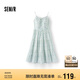 森馬（Semir）連衣裙女設(shè)計(jì)感肌理浪漫2025夏季甜美花邊碎花吊帶裙107425114051