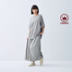 無印良品（MUJI） IDEE 女式平紋燈籠褲褲子女款夏季款女裝純棉 25年長褲 GA54CC5S 煙熏綠色 M （155/68A）