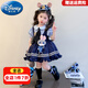迪士尼（Disney）童裝洛麗塔公主裙女童連衣裙夏季朱迪兒童裙子兔子警官生日蓬蓬裙 朱迪裙子+裙撐 110 尺碼4~5歲【100-110cm】