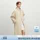 范思藍(lán)恩設(shè)計感立領(lǐng)風(fēng)衣女2025春裝新款中長款寬松休閑英倫風(fēng)外套 淺卡其 XS