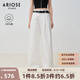 艾諾絲雅詩【商場同款】2025夏季新品匹馬棉100%棉女休閑褲垂感長褲40433023 白色 M