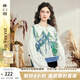 兩三事針織馬甲 背心女2025新款內(nèi)搭坎肩新中式國風(fēng)上衣 陌上花開 花色  M