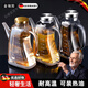 金錦陽(yáng)德國(guó)油壺廚房玻璃專用油罐壺醬油醋調(diào)料瓶裝油容器防爆油壺 【600ML】耐熱防爆(贈(zèng)防撞墊+嘴套+辨識(shí)貼）