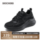 斯凱奇（Skechers）糕糕鞋女鞋夏季厚底增高休閑鞋蕾絲透氣戶外運(yùn)動鞋松糕鞋117520