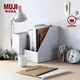 無印良品（MUJI） 聚丙烯立式文件盒 收納盒書立 NC0Q4A2S 長15×寬27.6×高31.8cm