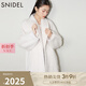 SNIDEL秋冬氣質(zhì)翻領(lǐng)落肩長款羊毛呢大衣外套SWFC244131 象牙白 S （0）