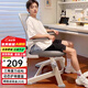 晨淘學(xué)習(xí)椅子青少年初高中學(xué)生專用寫(xiě)字椅可升降電腦椅家用宿舍書(shū)桌椅 白框灰網(wǎng)（自適應(yīng)腰托）