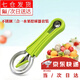 戰舵拼盤(pán)工具 三合一多功能水果勺挖球器冰淇淋雪糕取瓤分割器挖球勺 水果挖球器三合一套裝 綠色款