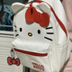 凱蒂貓HelloKitty日系Hellokitty書包少女可愛大小號學生pu背包小眾百搭卡通雙肩包 大號KT貓