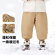 嘟嘟家【清】【90白鴨絨】?jī)和澅Ｅ型澴佣炯雍衽┭潓殞毝?卡其色 110