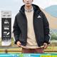 阿迪達(dá)斯（adidas）外套男 25春季新款戶外運(yùn)動休閑服健身訓(xùn)練棉羽防風(fēng)保暖羽絨服 鎖溫聚暖/黑色/偏大一碼/80%鴨絨 S碼