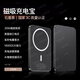 小米通用3C磁吸充電寶小巧無(wú)線(xiàn)超級快充蘋(píng)果華為超大容量合金超薄 墨黑 20000M（旗艦版超級快充）