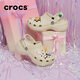 crocs卡駱馳厚底云朵洞洞鞋戶外|206750 骨白色-2Y2 37/38(240mm) 
