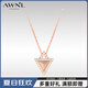 AWNL【七夕情人節(jié)禮物】引力場(chǎng)北歐M隕石項(xiàng)鏈女手鏈輕奢飾品送女友 【免費(fèi)禮盒】項(xiàng)鏈玫瑰金色
