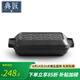 典匠鑄鐵平底煎鍋燉湯鍋家用無(wú)涂層火鍋鐵板烤肉戶外煮煎鍋多功能鍋 D22方形兩用鍋 22cm