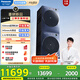 松下（Panasonic）【吳磊同款】白月光超薄 洗烘套裝 550mm超薄全嵌 10kg滾筒洗衣機(jī)+變頻熱泵烘干機(jī) M2F1+M2NR1