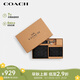 蔻馳（COACH）【品牌直供】男士短款錢包卡夾鑰匙扣禮盒CW344QBMI5