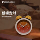 三木（SUNWOOD）3英寸兒童夜光大音量學生床頭鐘機械打鈴懶人專用起床神器開學必備 落日打鈴鬧鐘-日光黃 6589