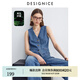 迪賽尼斯（DESIGNICE）2024年夏季新款通勤風(fēng)薄款牛仔馬甲氣質(zhì)短款無袖短外套女 牛仔藍(lán) M