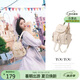 toutou背包女款2025新款雙肩包學(xué)生小眾高級(jí)通勤慵懶輕便出游高顏值書包