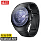 威千圖適用華為手表表帶GT5/5pro/Watch5/4/4pro/3/3pro/GT4/3/2鈦金屬表帶【火星純鈦】46/48MM【黑色】
