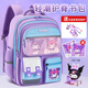 COOLBABY庫(kù)洛米掛件書包小學(xué)生兒童書包護(hù)脊減負(fù)女孩1-3年級(jí)雙肩背包痛包