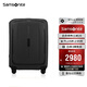 新秀麗（Samsonite）行李箱20英寸拉桿箱進(jìn)口輕盈環(huán)保旅行箱包KM0黑色密碼登機(jī)箱