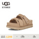 UGG夏季新款女士舒適厚底露趾可調(diào)式束帶涼拖鞋 1155458SAN|沙色 38