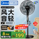 美的（Midea）電風(fēng)扇落地扇家用搖頭風(fēng)扇循環(huán)通風(fēng)大風(fēng)量電扇臺(tái)式桌面風(fēng)扇立式輕音節(jié)能 【經(jīng)典7葉 加高機(jī)身】遠(yuǎn)程遙控SAF35ER